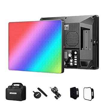Amazon | Aputure Amaran P60c 60W RGBフラットパネル撮影ライト